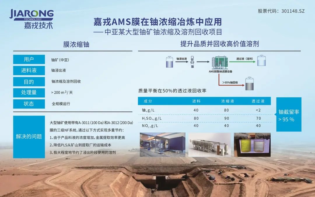 星空体育AMS耐酸碱膜在铀浓缩中应用